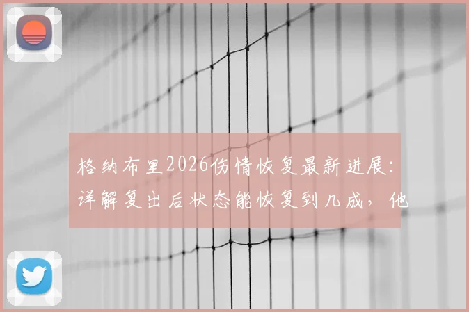 格纳布里2026伤情恢复最新进展：详解复出后状态能恢复到几成，他与萨内谁对拜仁更重要