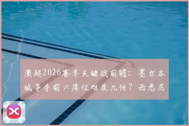 澳超2026赛季关键战前瞻：墨尔本城争夺前六席位难度几何？西悉尼流浪者新主帅人选及球队影响分析